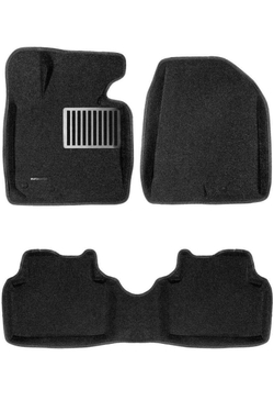Коврики салона для HYUNDAI ix35 (2009-2015) Euromat 3D Business черные. Арт. EMC3D-002707