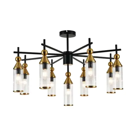 Потолочная люстра Indigo TORAZZO 13037/9R Black V000529