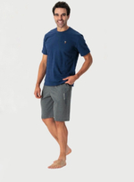 Пижама с футболкой и шортами U.S.Polo Assn | blue