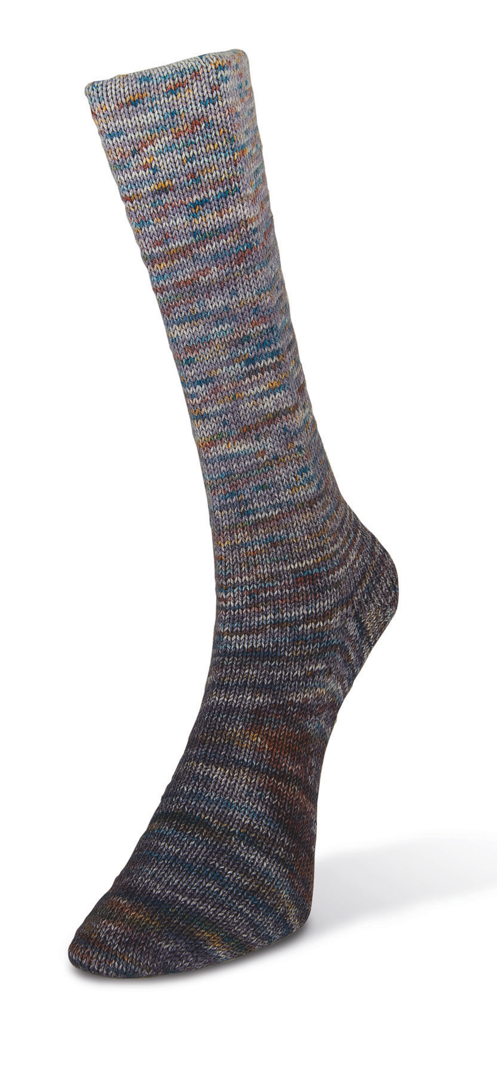 Paint gradient sock (011/Серо-розовый) 420м/100гр