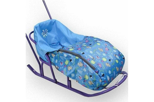 Сиденье для санок Ника "Голубое"