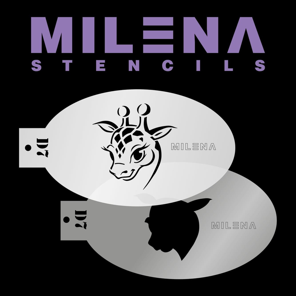 Трафарет Milena D7