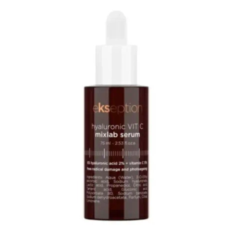 Ekseption Hyaluronic VIT C Mixlab Serum , осветляющая сыворотка с витамином С, 75 мл.