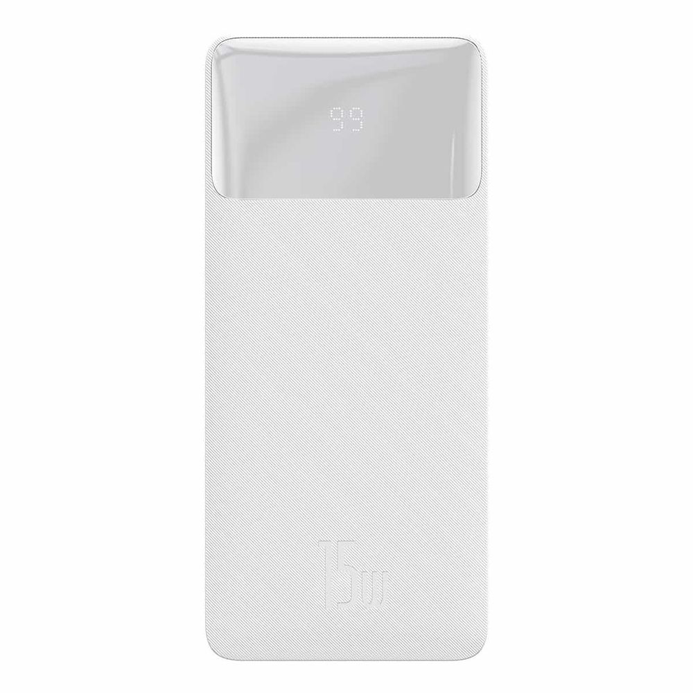 Внешняя АКБ Baseus Bipow Digital Display Power bank 10000mAh 15W-Белый