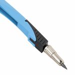 Циркуль с защитным колпачком BRAUBERG "ULTRA", 135 мм, аквамариновый, блистер, 210818