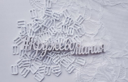 _Крючки, металл, белые, 10 мм