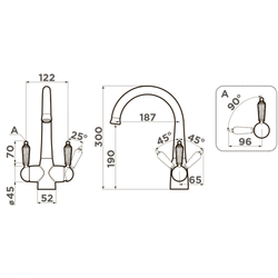 Кухонный смеситель Omoikiri Okinawa-2-G