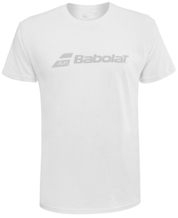 Теннисная футболка Babolat Exercise Tee Men - white