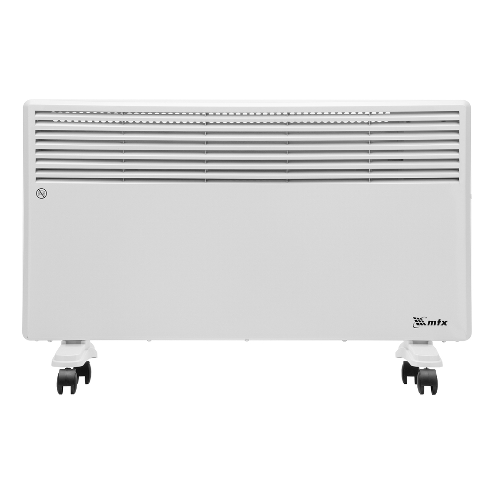 Конвектор электрический CH-2000, 2000 Вт, X-образный нагреватель, термостат, колеса  MTX