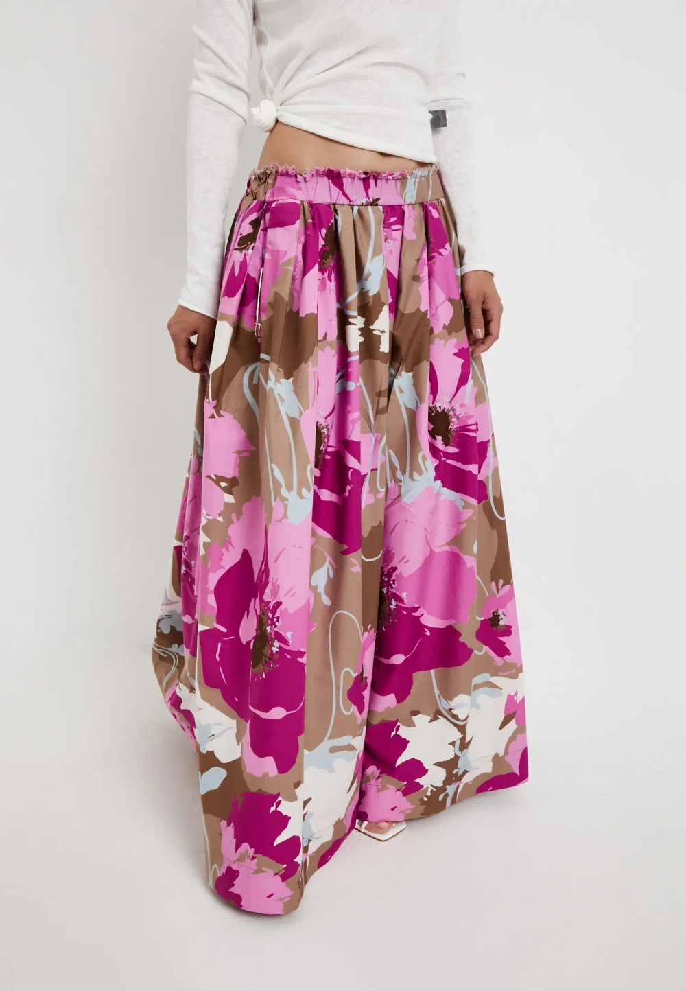 Юбка Макси розовый