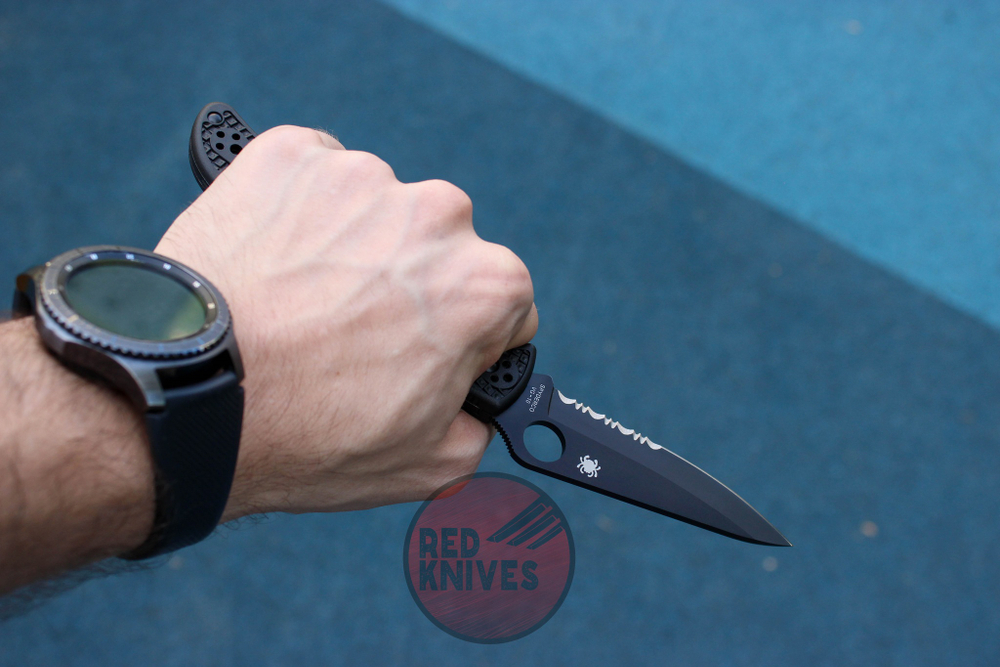 Нож Spyderco Endura Black полусеррейтор (версия 2024 г) C10BBK