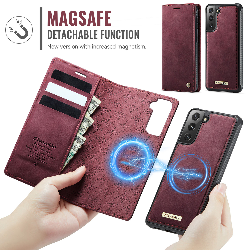Чехол-кошелек CaseMe 2 in 1 MagSafe Samsung Galaxy S21 FE