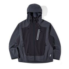 Куртка NOTHOMME SHELL COLORBLOCK, серый темный