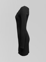 Платье A`Studio 2212 прямое с квадратным вырезом на груди и разрезом на ноге