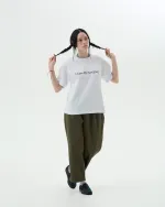 Футболка Postaments Hate Run белая