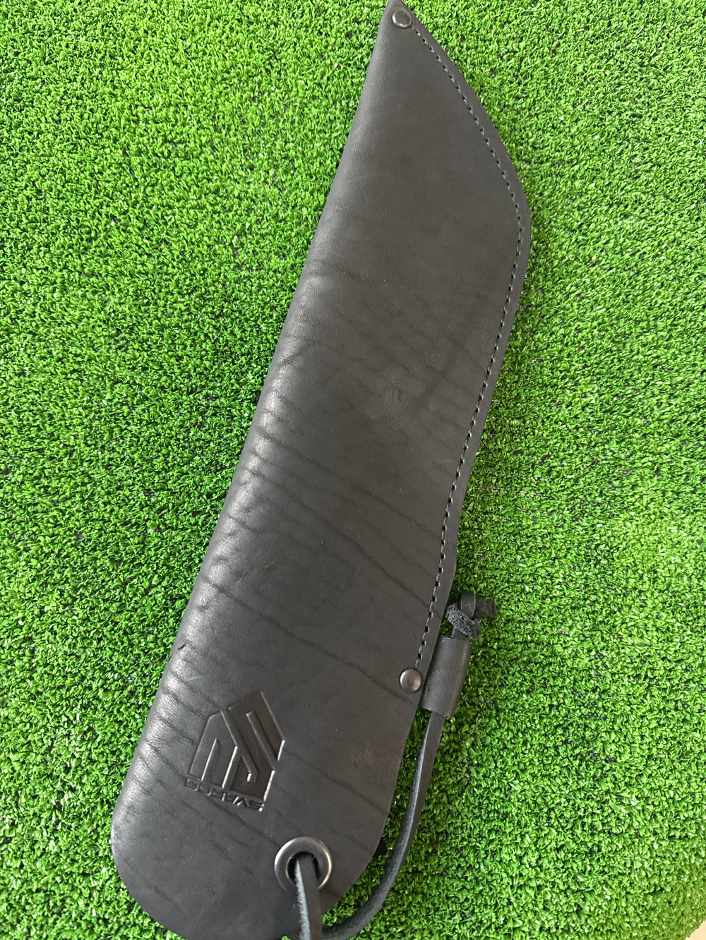 Чехол для ножа Коршун черный натуральная кожа