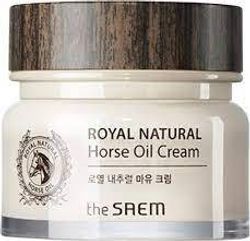 THE SAEM Крем для лица с лошадиным маслом Royal Natural Horse Oil Cream 80 мл.