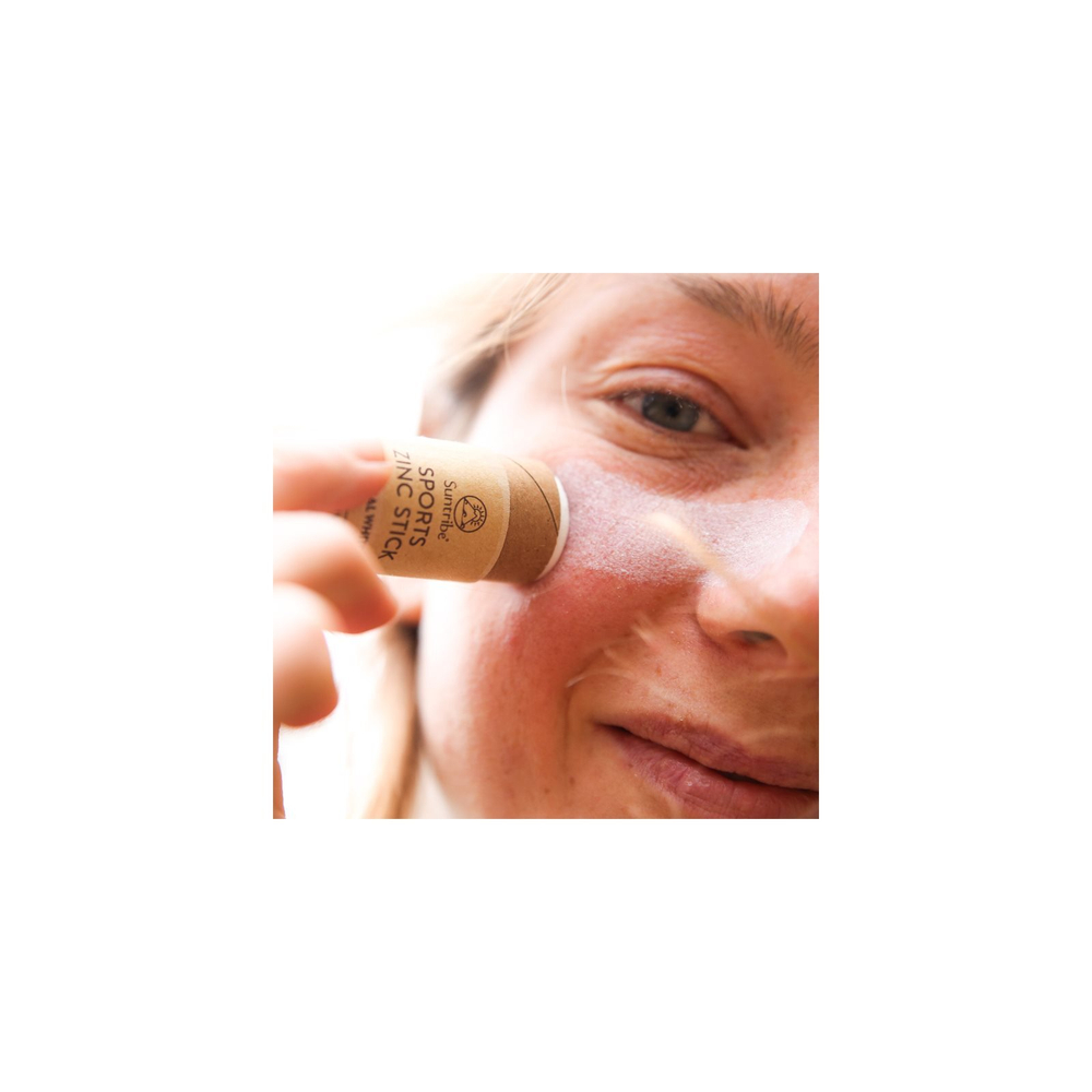 Suntribe Sports Zinc Stick - минеральный защитный стик для чувствительных зон SPF 30 /  Original White 30  g  / GTIN 7350097210169