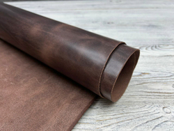 Oregon Dark Brown (1,8-2,0 мм) цв. Коричневый, натуральная кожа