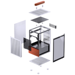 Корпус mini-ITX JONSBO T6 Silver