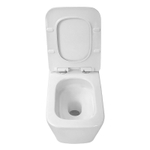 Унитаз подвесной Azario Dezi White 355х515х340 безободковый, слив "скрытое Торнадо", с быстросъемным сиденьем "Микролифт" (AZ-W05-SW)