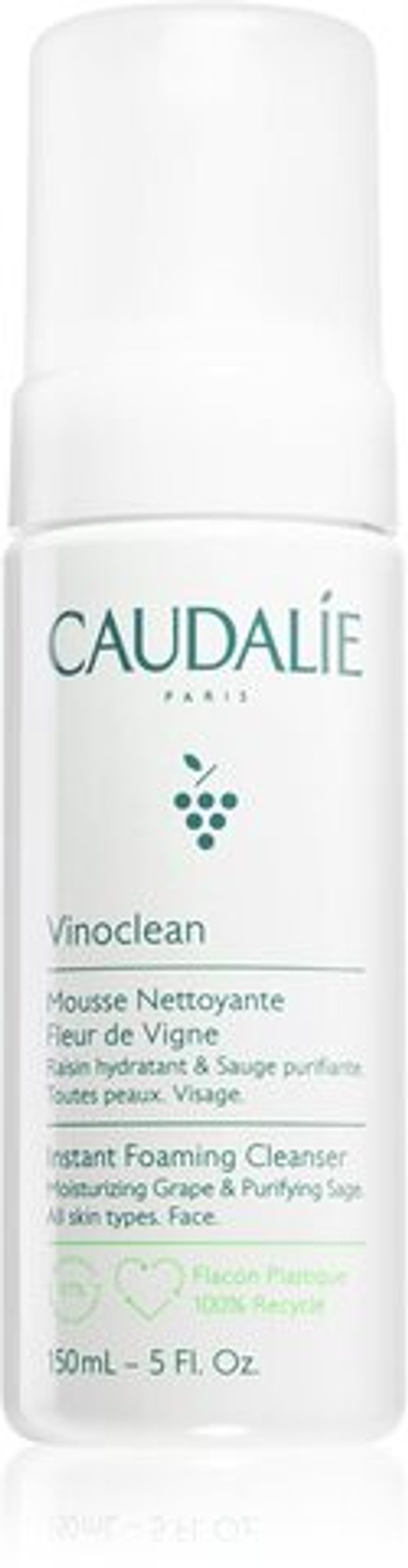 Caudalie Vinoclean - очищающая пенка для всех типов кожи /   50  ml  / GTIN 3522930003052