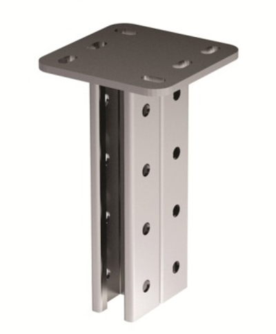 Вертикальный подвес двойной 41х41, L1000, INOX 304