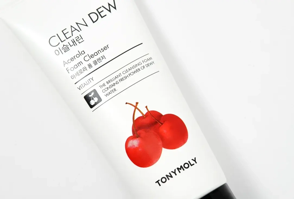 Tony Moly Пенка для умывания с экстрактом ацеролы Clean Dew Acerola Foam Cleanser