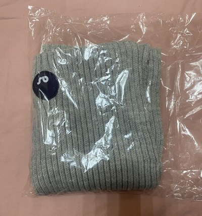 Шарф детский "Comon" размер 17-170 см, 50% шерсть, цвет светло-серый