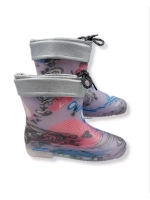 Детские резиновые сапоги с чулком.