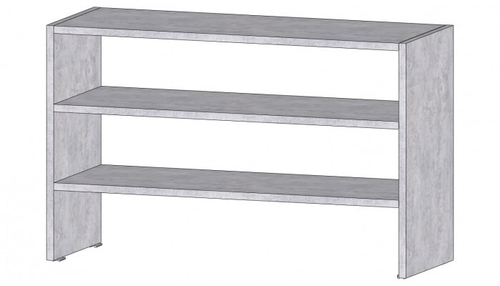 Секция для обуви Цемент светлый