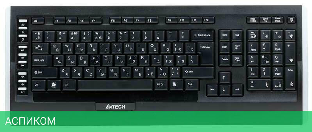 Набор периферии A4Tech 9300F черный