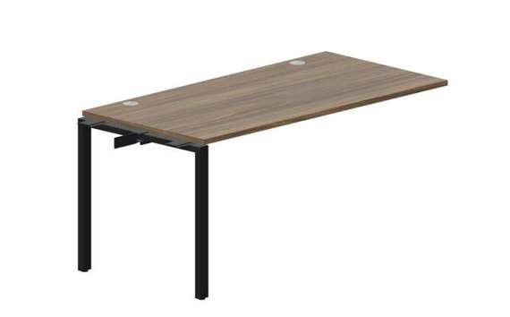 стол Strike 1580х780х750мм (2 громмета) - приставной элемент