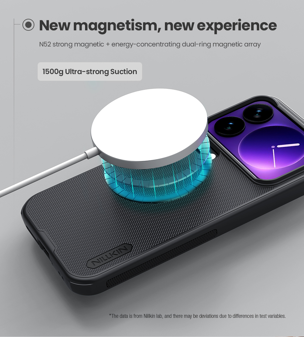 Чехол c MagSafe для смартфона Xiaomi 17 Pro, серия Super Frosted Shield Pro Magnetic от Nillkin