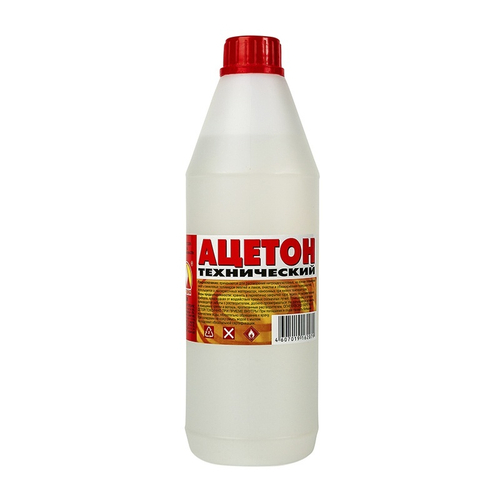 Ацетон технический 0,8кг/1л Вершина СПБ