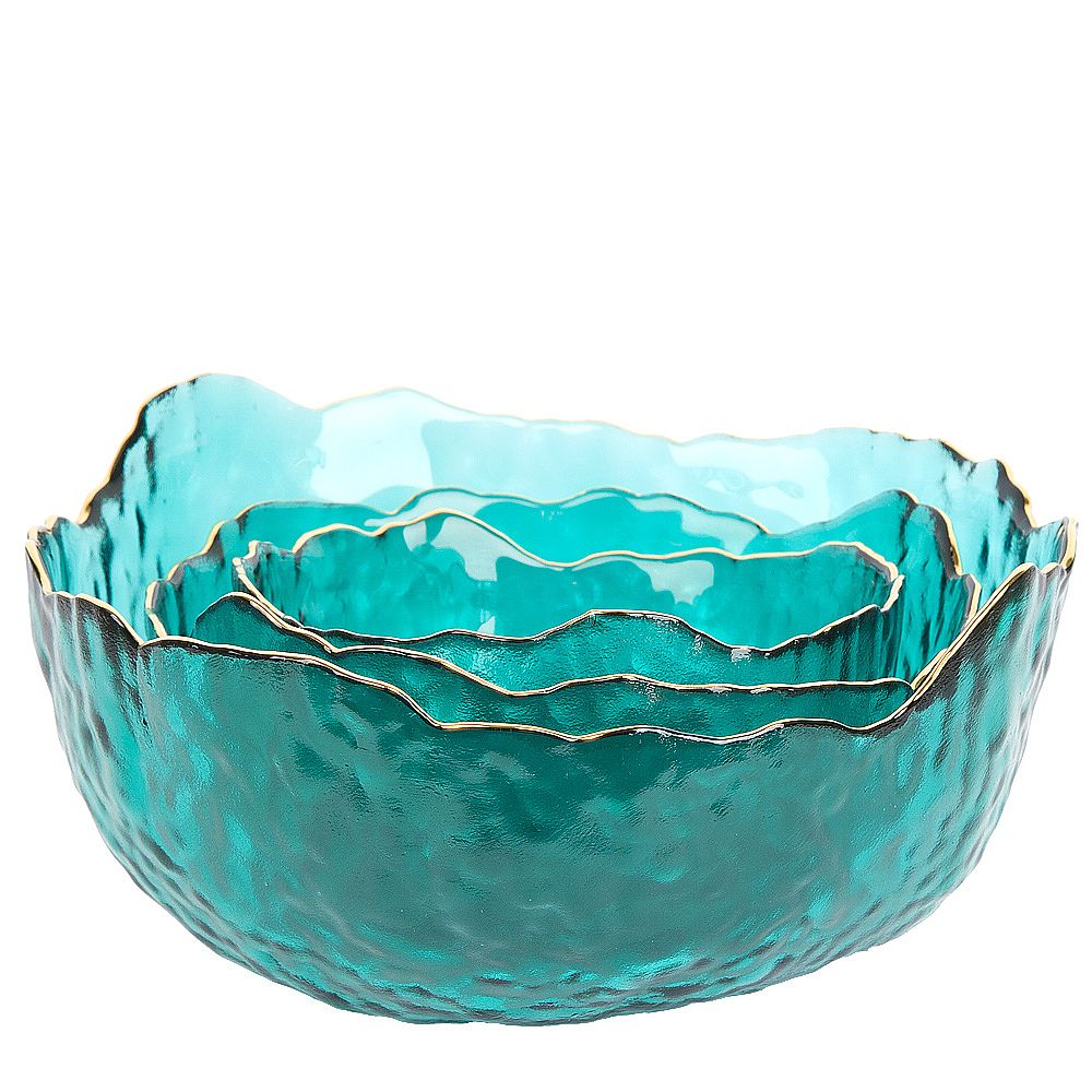 Салатник, набор 3шт. " " (зеленый) d=12,5/15,5/19 см (транспортная упаковка)