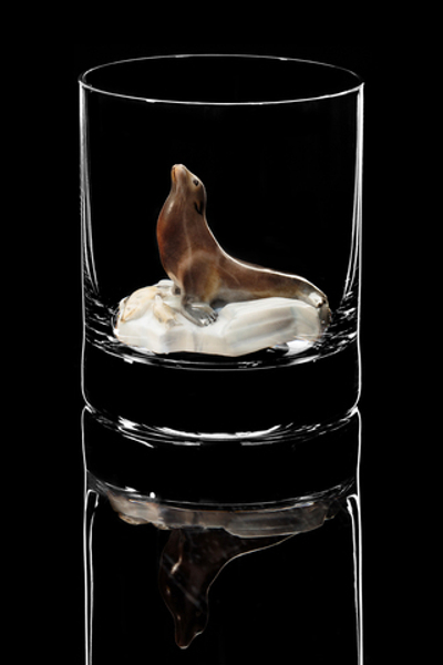 Бокал для виски. Тюлень. Новая коллекция.