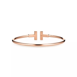 Браслет из золота 18 к (750 проба) с бриллиантами. Tiffany ✨ Коллекция T, В наличии