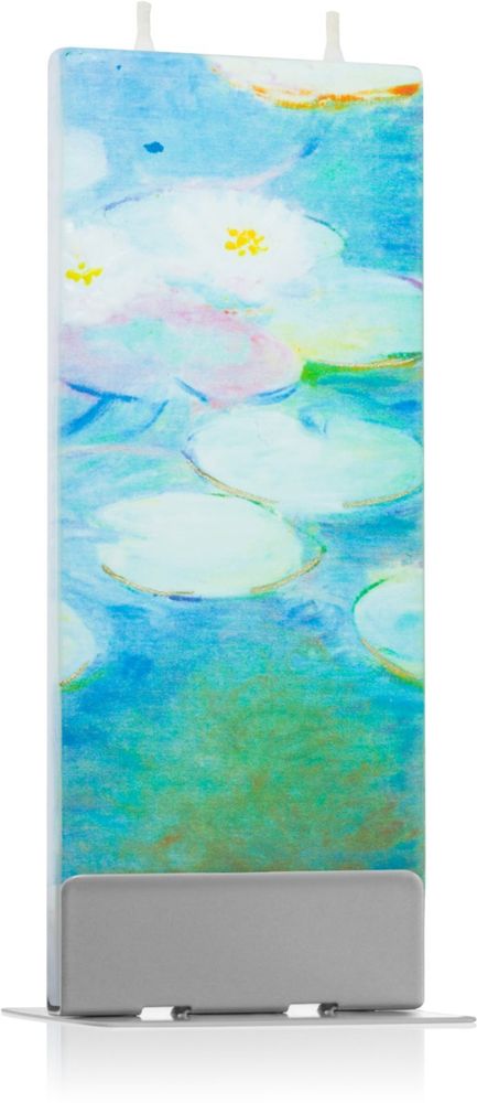 Flatyz декоративная свеча Pink Fine Art Claude Monet Water Lilies