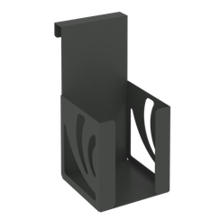 Навесной лоток для бумажных блоков MAN-03 Металл Антрацит 100*120*200