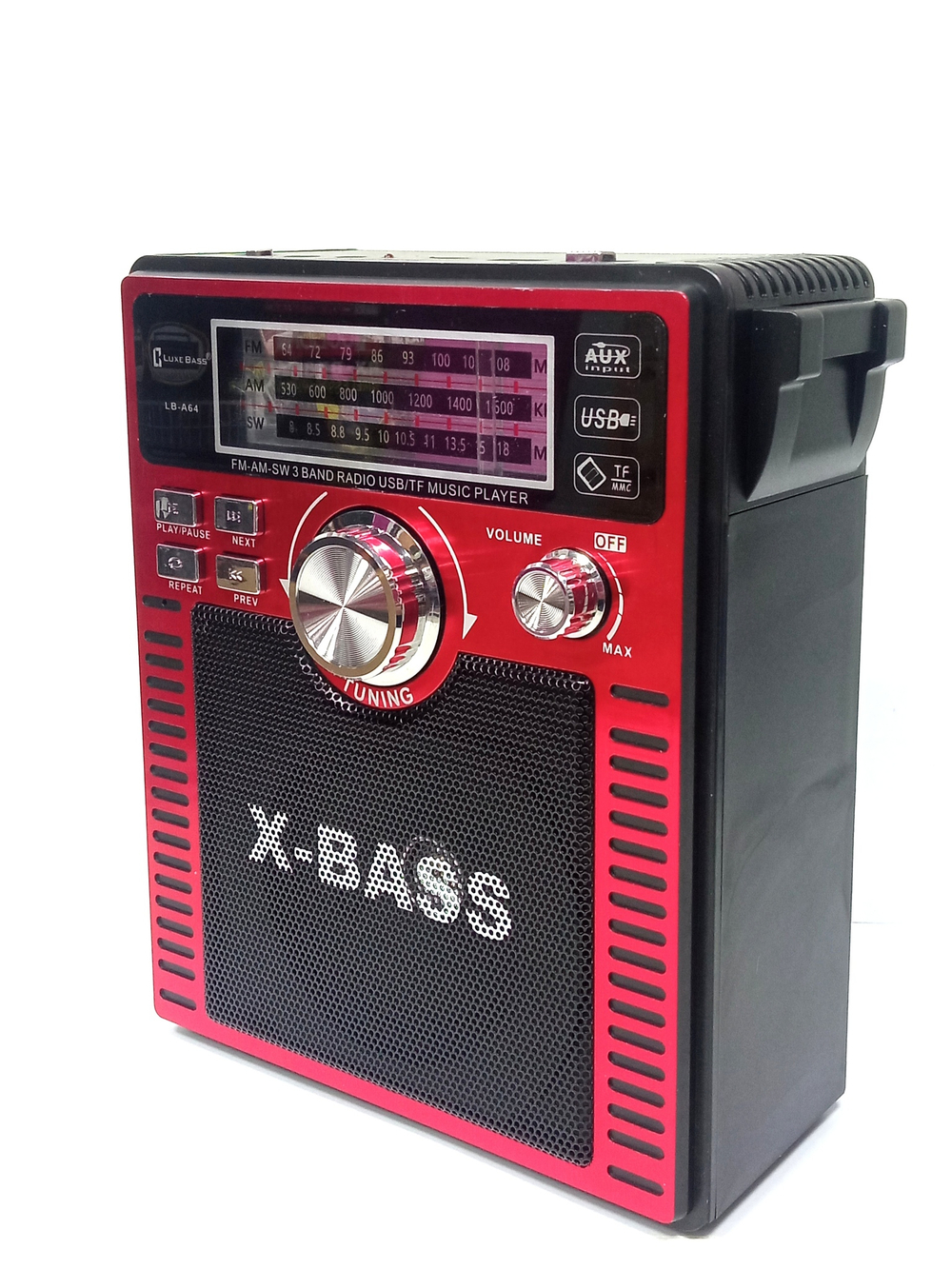 Радиоприемник с MP3 плеером + фонарь LuxeBass LB-A64