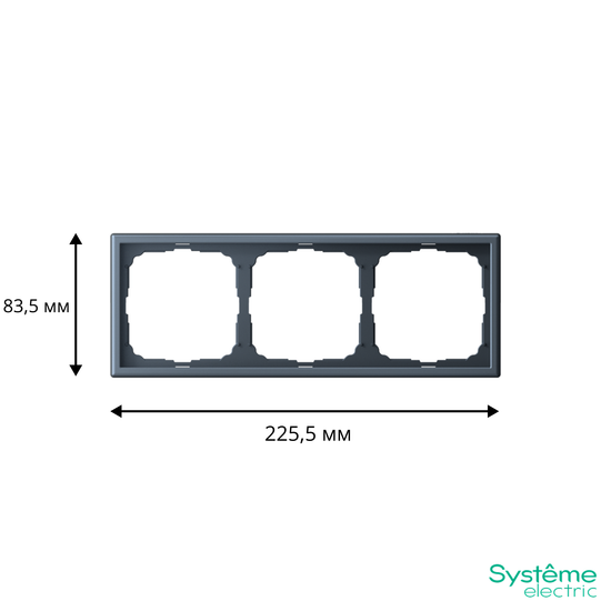 Рамка 3-м ArtGallery универс. грифель SE GAL000703