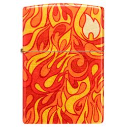 Зажигалка Zippo Fire с покрытием 540 Tumbled Brass (48981)