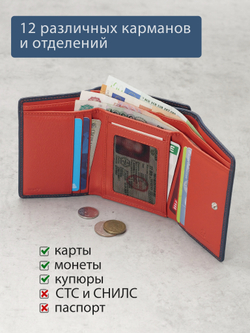 955 R - Портмоне с RFID защитой