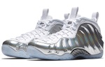 Кроссовки Nike Foamposite One Chrome White (Женская размерная сетка)