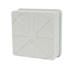 Коробка распределительная под монтажный пистолет Промрукав 100х100х40 мм серая