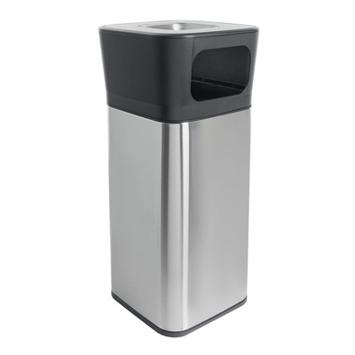 Урна уличная квадратная, пепельница, JAH-3222, 25л