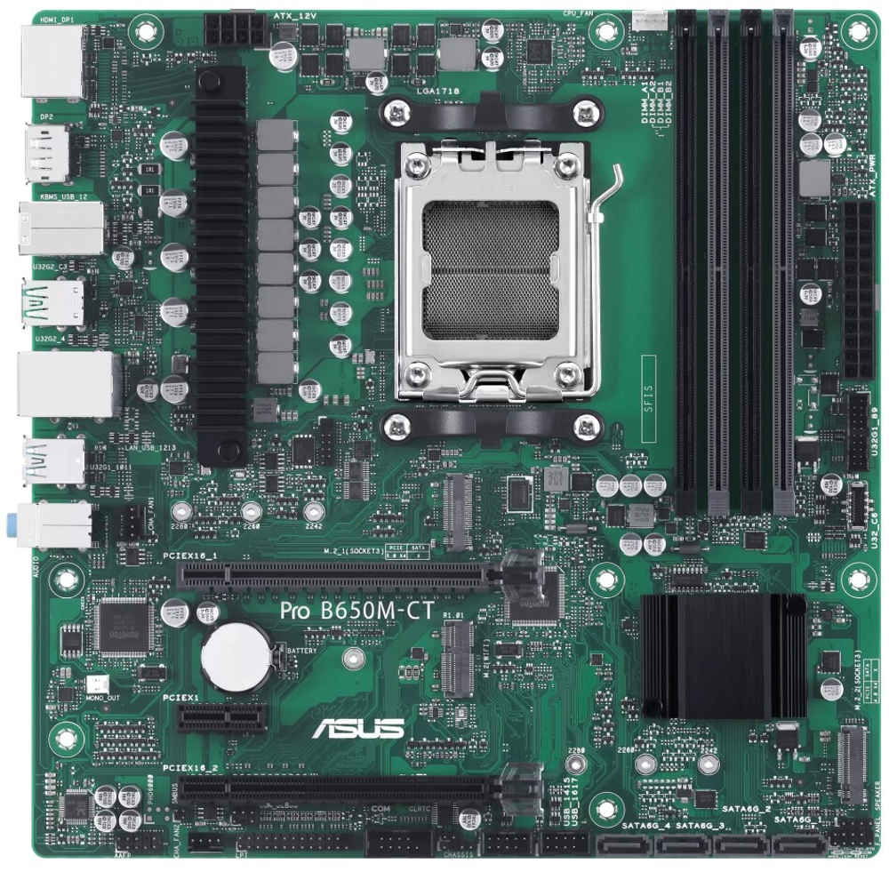 Материнская плата mATX ASUS PRO B650M-CT-CSM