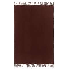 Плед мохеровый шоколадного цвета из коллекции essential, 130х180 см