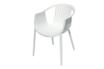 Стул пластиковый ЭСКАЛЕЙТ арт.PP0004WPб белый